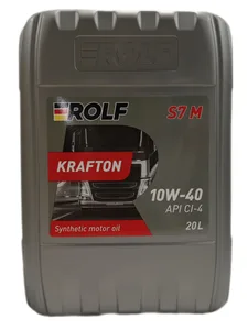 Масло моторное ROLF Krafton S7 M-LA 10W-40 CK-4; E6/E9/E7 синтетика 20 л, артикул 103057