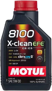 Масло MOTUL 8100 X-clean EFE C2/C3 5W-30 SN 1л — ракурс 2