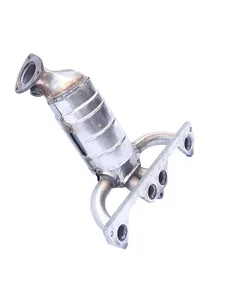 Коллектор выпускной ВАЗ 11183, (дв. 8V) (с катал., под 2 датчика). 11183-1203008-08 "ЛИГРОН"