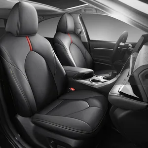 Чехлы сидений Toyota Camry (2018-2021) экокожа, перфорация, артикул 112279