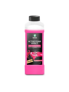 Автошампунь GRASS Active Foam Effect для б/контакт мойки 1л розовый, артикул 113110