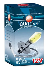 Лампа H3 12Vх100W, артикул 12103