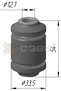 Сайлентблок HYUNDAI Solaris, Accent, KIA Rio, рычага переднего передний, ЭКСПЕРТ. 54551-4L000 "СЭВИ", артикул 1220-4040