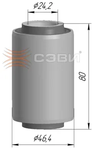 Сайлентблок ГАЗель Next, рычага нижнего, ЭКСПЕРТ. A21R23.2904152 "СЭВИ" — ракурс 1