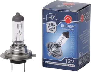 Лампа H7 12Vх55W +30%, артикул 12557 PLUS