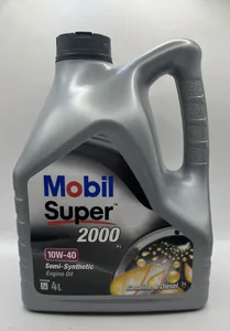 Масло моторное Mobil Super 2000 X1 10W-40 SN+, A3/B3 п/синтетика 4 л, артикул 150548