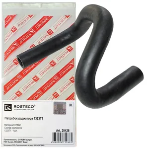 Патрубок радиатора PEUGEOT, CITROEN, (EPDM). 1323T1 "ROSTECO", артикул 20426