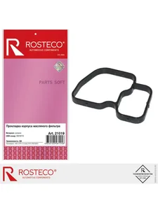 Прокладка масляного фильтра OPEL, силикон. 55578715 "ROSTECO", артикул 21019