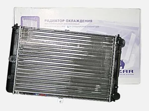 Радиатор ВАЗ 21082 инж. двух-рядный алюмин. сборный (пластм. бачок) LRc 01082, артикул 21082-1301012