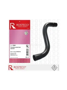 Патрубок радиатора GM, верхний EPDM. 96958148 "ROSTECO", артикул 21883