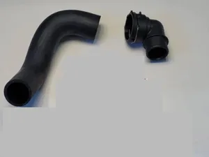 Патрубок радиатора GM, DAEWOO, (МКПП) правый, с соеденительной муфтой EPDM. 95390894 "ROSTECO", артикул 22312