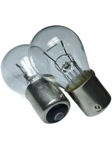 Автолампа 12-21 Standart (к-т 2 шт.) блистер (370-33-056), артикул 251012V P21W BA15S