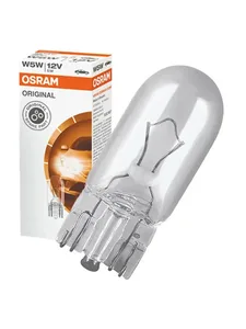 Лампа габарит, приборы, номер 12Vх5W стекл. цоколь W5W, T10, артикул 2825