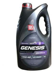Масло моторное Лукойл Genesis Universal 10W-40 SN, A3/B4 п/синтетика 4 л, артикул 3148646