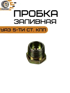 Пробка КПП УАЗ (5-и ступ. АДС, BAIC) заливная, артикул 315195-1701098