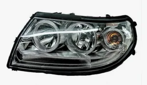 Фара УАЗ 3163 Патриот, с 2014г.вып. РЕСТАЙЛИНГ, левая с ДХО LED, блок фара (316300-3711011-20, 316300371101120, ZK-02-044 LED L) ZFauto — ракурс 1