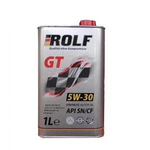 Масло моторное ROLF GT 5W-30 SN/CF, C3 синтетика 1 л, артикул 322233