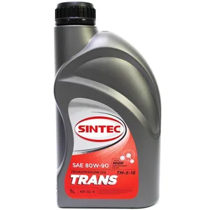 Масло трансмиссионное Sintec 80W-90 GL-5 минеральное 1 л, артикул 324715