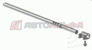 Шток включения 1 и 2 передачи с головкой, артикул 3302-1702034