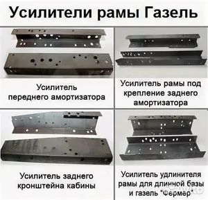 Усилитель кронштейна ГБО ГАЗель задний, артикул 330253-4401112