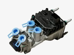 Главный тормозной кран КАМАЗ 6595, 65951, 65952, с EBS, без педали, 2-х секционный, 4-е выхода (3505B000004, 35683700010, 4800030390, 4800030590), артикул 35683700050