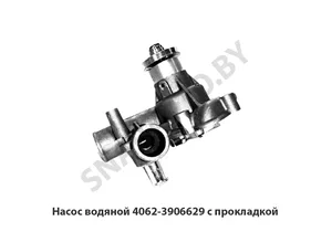 Насос водяной ЗМЗ 406, 409 ГАЗ 3110 без конд., УАЗ с ГУР BTL-4065WP, артикул 4062-3906629-10/20