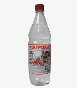 Электролит кислотный (плотность 1,28) 1 л ЗВЕРЬ, артикул 4607127312274