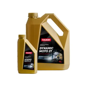 Масло моторное OILWAY 4T 10W-40 Dynamic Moto SL, JASO M2 п/синтетика 4 л, артикул 4640076017197