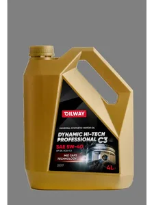 Масло моторное OILWAY 10W-40 Dynamic Hi-Tech Professional SN/CF п/синтетика 1 л, артикул 4670030170118