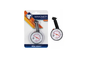 Манометр шинный до 3.5 атм металлический, артикул 47755
