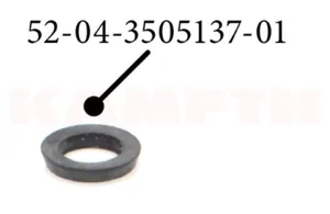 Кольцо уплотнительное головки поршня ГТЦ ГАЗ 3307, 53, артикул 52-04-3505137