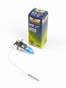 Автолампа Н3, 12V 55W PK22s SUPER WHITE. 52320SW "МАЯК"