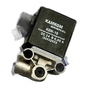 Клапан электромагнитный КАМАЗ, МАЗ, УРАЛ Евро, КЭМ-10-01, 24В., квадратный ,ООО "Объединение Родина" г. Йошкар-Ола, (5320-3721500, 37540820030), артикул 5320-3721500-01