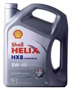 Масло моторное Shell Helix HX8 5W-40 SP, A3/B4 синтетика 4 л, артикул 550061576
