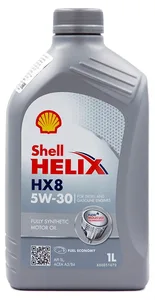Масло моторное Shell Helix HX8 5W-40 SP, A3/B4 синтетика 1 л, артикул 550070335