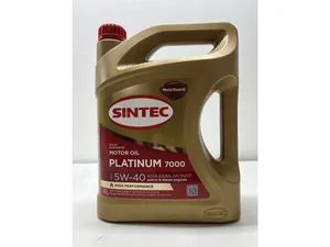 Масло моторное Sintec Platinum 7000 5W-40 SN/CF, A3/B4 синтетика 4 л, артикул 600139