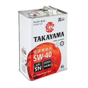 Масло моторное TAKAYAMA Adaptec 5W-40 SN/CF, C3 синтетика 4 л, артикул 6056058