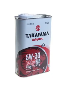 Масло моторное TAKAYAMA Adaptec 5W-30 SL/CF, A3/B4 синтетика 1 л, артикул 6056095