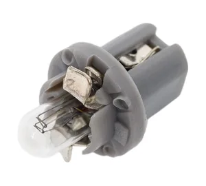 Автолампа T1.2W, 24V 1.2W B8.5d-BAX10d (с патроном) . 622012P8,5/10 "МАЯК"
