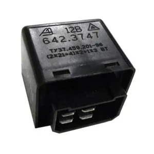Реле поворотов и аварийного сигнала ВАЗ-2104-07, 2121, ГАЗель, Волга (3-контактное), артикул 642.3747000-01