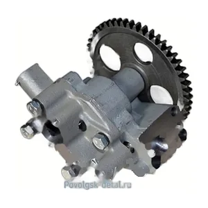 Насос масляный КАМАЗ 4310, 43105, 43114, 43118, 4326, 5320, 53212, 5410, 54112. 55102, 5511 дв.7403.10-260, 740.10-210, 740.14-300, ст. обр., с шестерней z=52зуб. (АМ-05-023), артикул 740-1011010-02 (АМ)