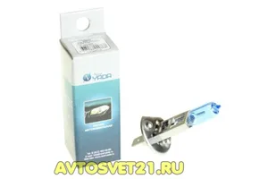 Автолампа H1, 12V 55W, цоколь P14,5s "SUPER WHITE". 800016 "Nord YADA" — ракурс 1