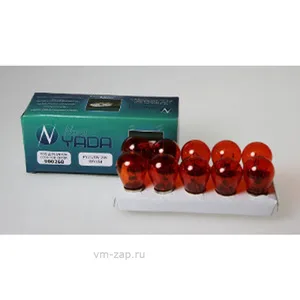 Автолампа PY21W, 24V 21W, цоколь BAU15s, (желтая) (смещ.цоколь). 800071 "Nord YADA"
