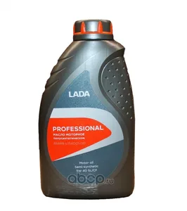 Масло моторное LADA PROFESSIONAL 5W-40 SL/CF п/синтетика 1 л — ракурс 1