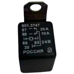 Реле 901.3747 (Е111.3777) 5-и конт. с кроншт. 24В, 20А, артикул 901-3747000