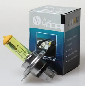 Автолампа H4, 12V 60/55W, цоколь P43t, "YELLOW". 901627 "Nord YADA"