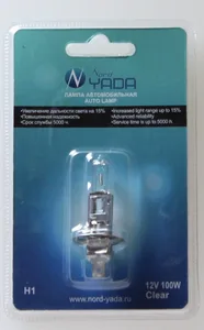 Автолампа H7, 12V 55W, цоколь Px26d, "CLEAR" блистер. 902132 "Nord YADA"