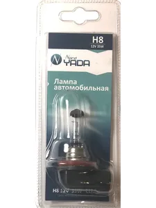 Автолампа H8, 12V 35W, цоколь PGJ19-1, "CLEAR" блистер. 902140 "Nord YADA"