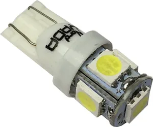 Автолампа W5W, 12V, T10-5 SMD (size 5050), (светодиод) белый 0.48W 30lm. 902399 "Nord YADA"
