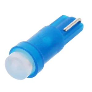Автолампа W1,2W, 12V, W2,0x4,6d, (светодиод T5-01 1LED COB) синий 0.24W 2lm. 904708 "Nord YADA"